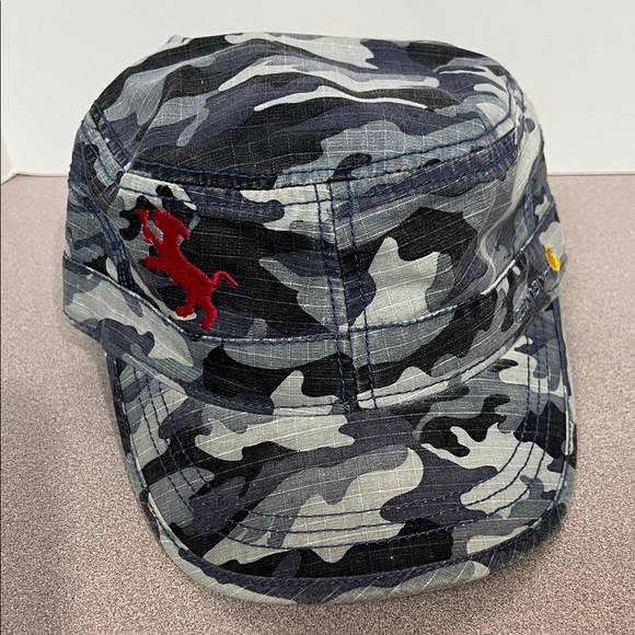 Carhartt blue camo military style hat, new with tags. Excellent condition! - Picture 1 of 6